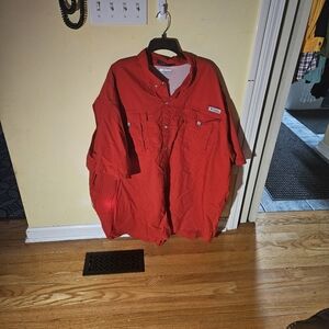 Red Columbia Shirt